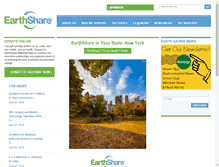 Tablet Screenshot of earthshareny.org